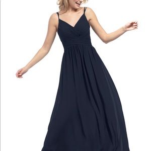 Azazie Blake Dark Navy Bridesmaids Dress - Size A2